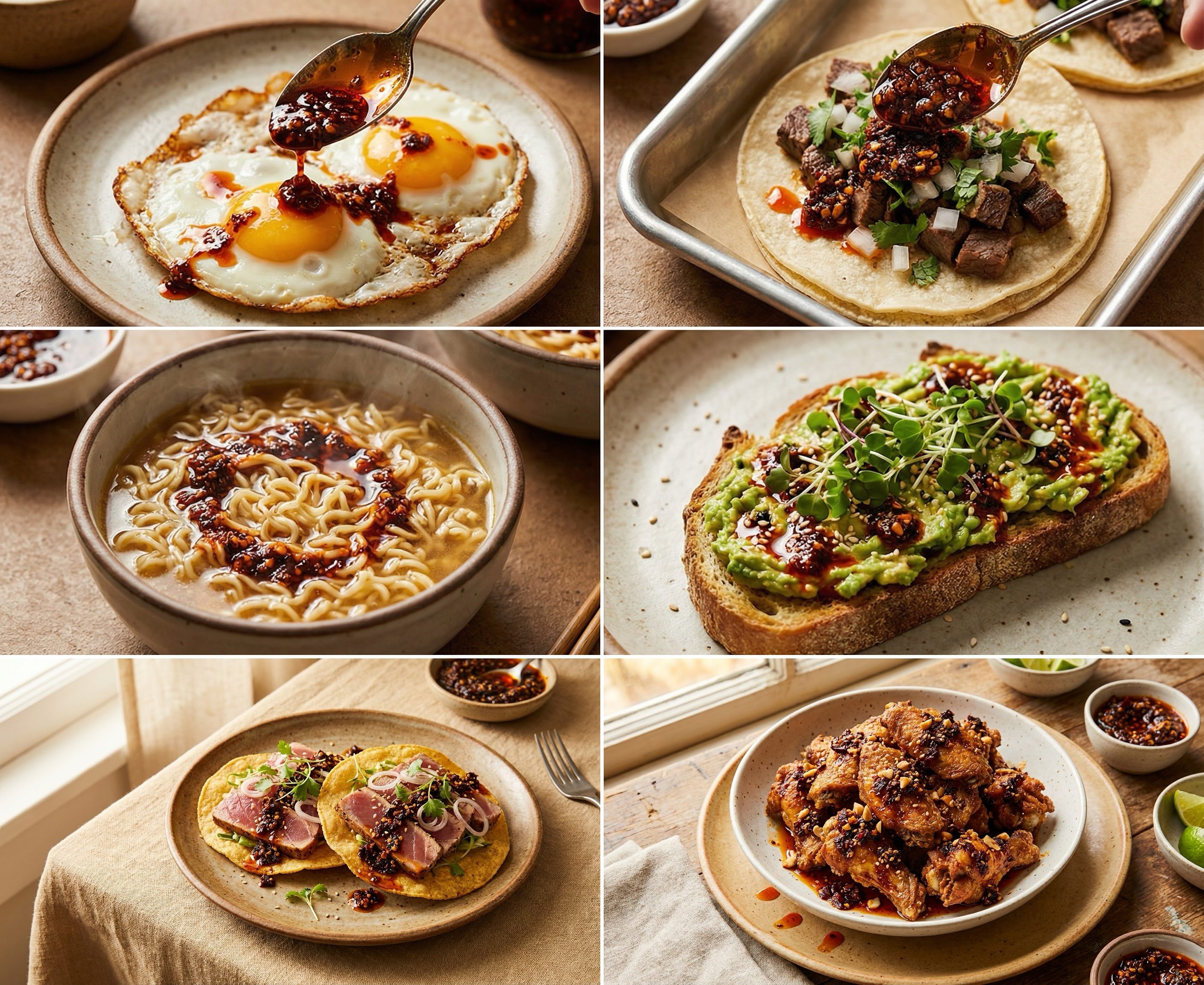 Different ways to use Salsa Volcán