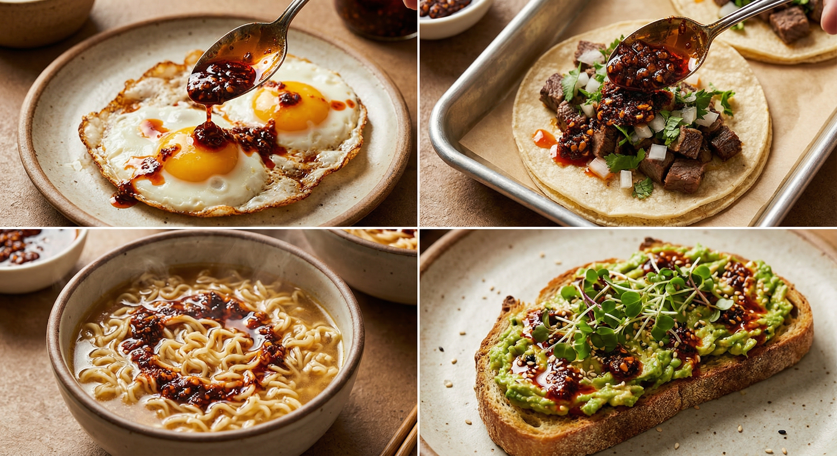 Different ways to use Salsa Volcán